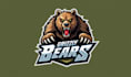 create unique grizzly bears logo with bold t shirt concept