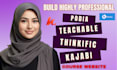 do online course website setup on thinkific, teachable, kajabi expert