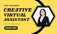 creative virtual assistant personal assistant creative VA