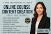 ebook online course content course creation teachable ebook writing