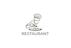 create unique food cafe pizza and restaurant logo design