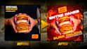 design professional social media posts for food brands