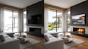 real estate photo editing, photoshop retouch, sky change and grass replacement