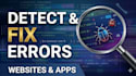 debug and fix HTML CSS javascript and website errors