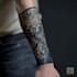 create sleeve tattoo design in geometric style