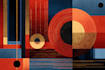 create abstract geometric digital art