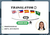 do tranlation and offer writing services