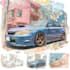 draw your car into vector cartoon portrait
