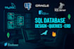 design sql database, write queries, and erd for mysql, sql server, oracle