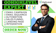 do gohighlevel email campaign ghl sms automation go high level email sequence va