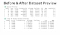 clean and preprocess CSV or excel research data for machine learning