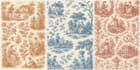 hand draw toile de jouy patterns for a unique textile design