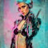 draw scifi or cyberpunk character artwork
