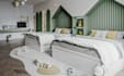 modern 3d kids interior design ,cgi playroom,bed room rendering,furniture layout