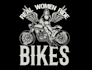 make female biker logo for you with my own creativity