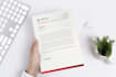 create editable letterhead template in ms word