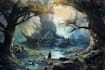 do 2d game concept art background and environment game art