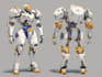 draw high quality robot, mecha concepts