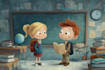 do children book cute illustration kid activity book