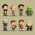 create simple 2d game characters