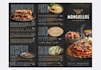 create a outstanding custom food restaurant menu design
