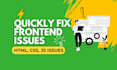fix html, css, javascript and responsive layout issues