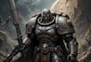 draw your warhammer 40k character as space marine or chaos