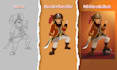 draw your character design concept art
