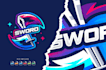 do design a sharp and courageous sword logo for your brand or team