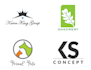 design creative flat minimalist logo