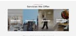 design painter website, interior designer website, with portfolio
