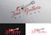 do modern super high quality guitar logo design