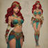 draw game character, original fantasy concept art