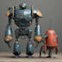 3d model the robot and mecha