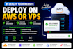 deploy your website on server with domain,hosting, SSL setup
