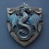 make 3d emblem logo with fantasy game style