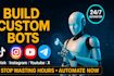 build automated mass dm bot instagram api bot tiktok shop bot gmail bot