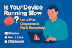 connect remotely and troubleshoot your laptop computer