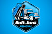 make junk removal logo with copyright