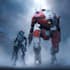 drawing mecha and robot