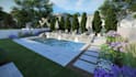 design your landscape, patio, deck, pool,hardscape in high quality realistic 3d