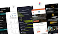 design modern mobile app UI UX in figma