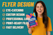 design stunning flyers for parties, clubs, events and birthday for you