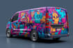create van wrap design, car wrap design, truck wrap design
