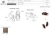 design bags and shoes flat sketchs with techpack