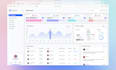 do web template saas dashboard app mockup ui ux figma