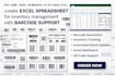 excel spreadsheet for inventory management with barcode support