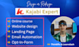 design and launch your custom online course using kajabi,teachable, or thinkific