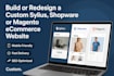 build redesign custom sylius website shopware store design magento website