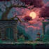 make eyecatching pixel art game backgrounds and animations